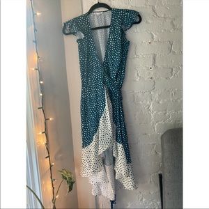 Summersalt Beach to Bruch Wrap Dress